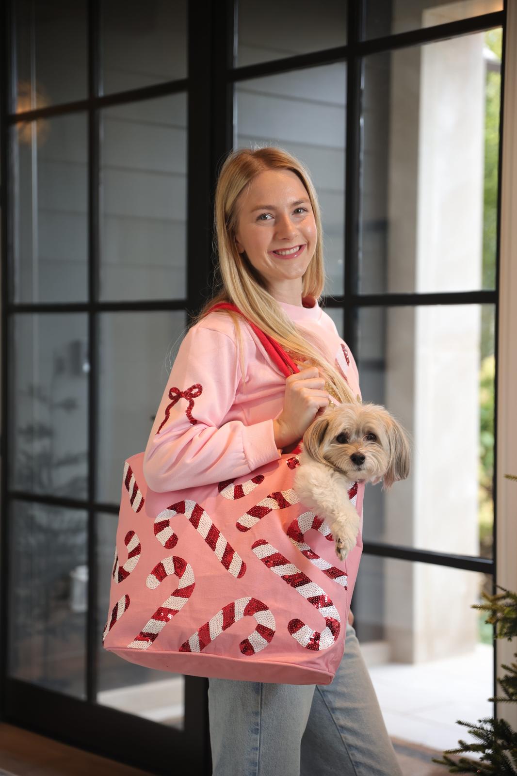 Candy Cane Tote