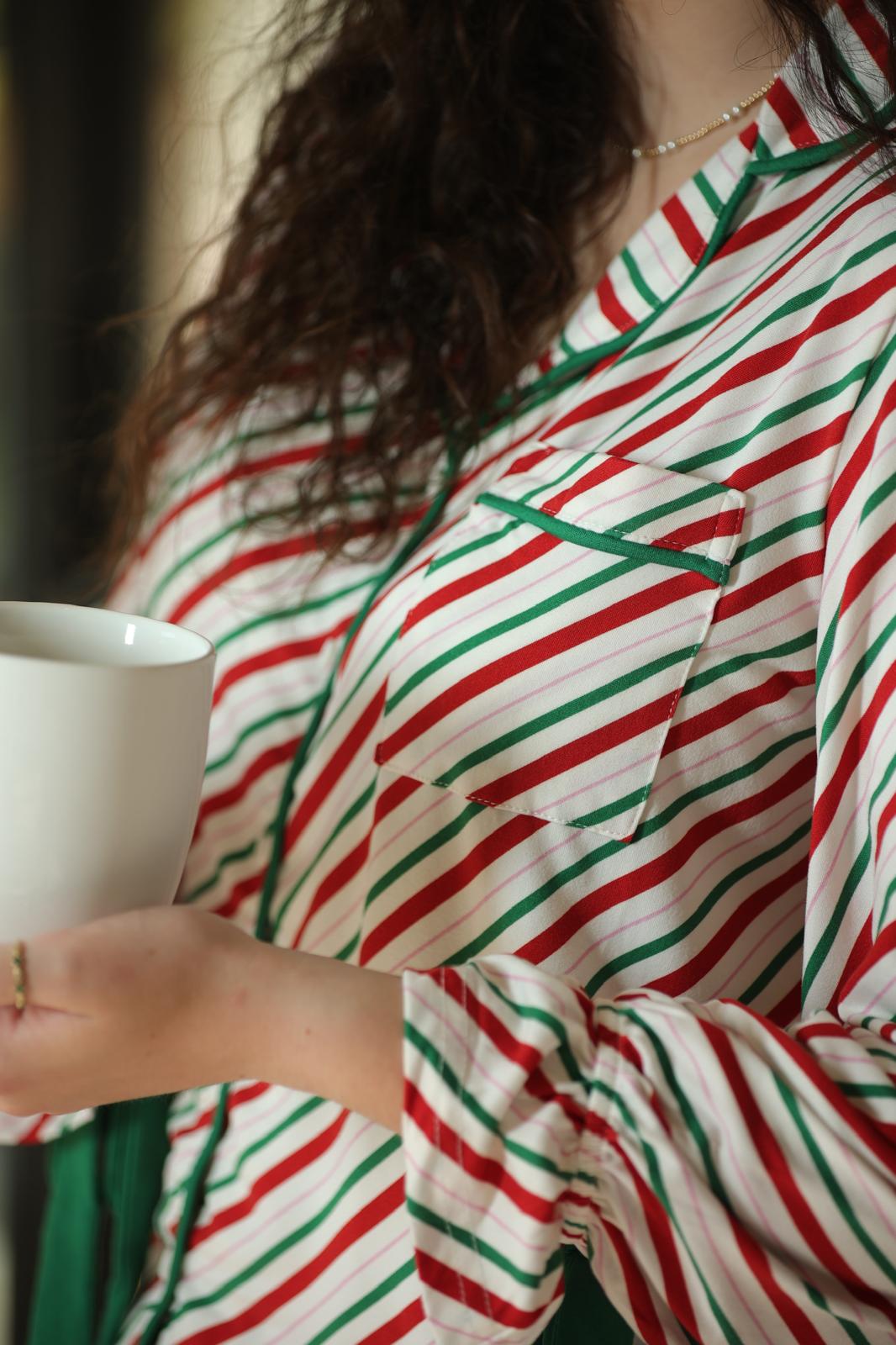 Candy Cane Stripe Pajamas