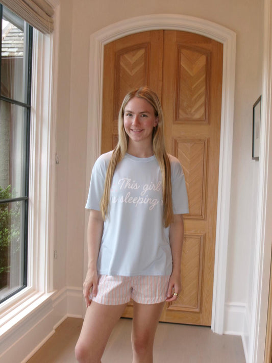 This Girl Is Sleeping Boxer PJ Set